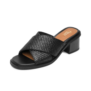 128406 NEGRO FLEXI CALZADO DAMA SANDALIA SAND