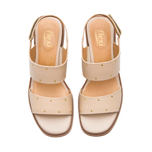 128407 CREMA FLEXI CALZADO DAMA SANDALIA SAND