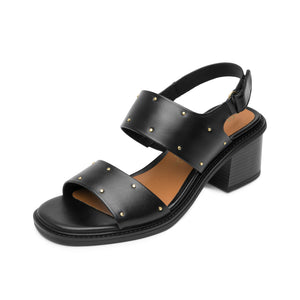 128407 NEGRO FLEXI CALZADO DAMA SANDALIA SAND