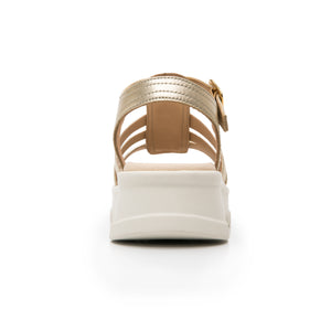 128503 DORADO FLEXI CALZADO DAMA SANDALIA SAN