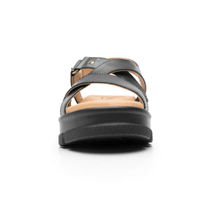 128513 NEGRO FLEXI CALZADO DAMA SANDALIA SAND