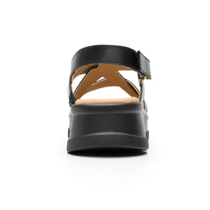 128513 NEGRO FLEXI CALZADO DAMA SANDALIA SAND