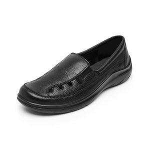 128701 NEGRO FLEXI CALZADO DAMA CHOCLO CASUAL