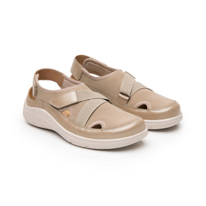 128709 BEIGE FLEXI CALZADO DAMA CHOCLO CASUAL