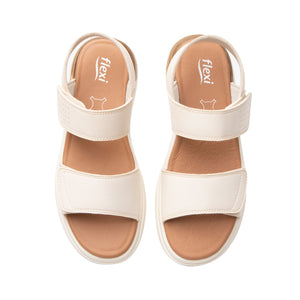 129401 BLANCO FLEXI CALZADO DAMA SANDALIA SAN