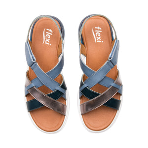 129403 AZUL FLEXI CALZADO DAMA SANDALIA SANDA
