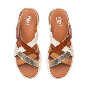 129403 MULTICOLOR FLEXI CALZADO DAMA SANDALIA