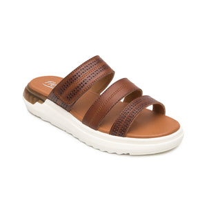 129404 TAN FLEXI CALZADO DAMA SANDALIA SANDAL