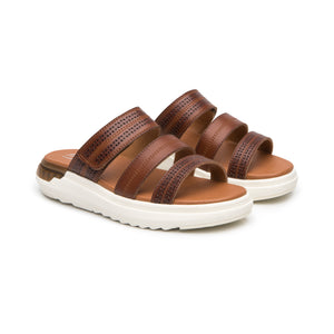 129404 TAN FLEXI CALZADO DAMA SANDALIA SANDAL