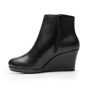 129604 NEGRO FLEXI CALZADO DAMA BOTÍN SEMIVES