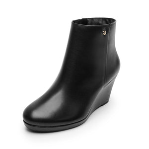 129604 NEGRO FLEXI CALZADO DAMA BOTÍN SEMIVES
