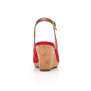 129605 ROJO FLEXI CALZADO DAMA CHOCLO SEMIVES