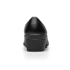 130002 NEGRO FLEXI CALZADO DAMA CHOCLO CASUAL
