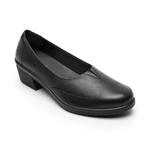 130002 NEGRO FLEXI CALZADO DAMA CHOCLO CASUAL