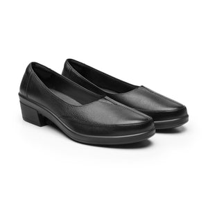 130002 NEGRO FLEXI CALZADO DAMA CHOCLO CASUAL