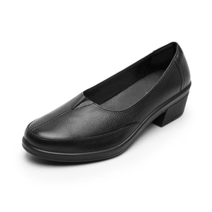 130002 NEGRO FLEXI CALZADO DAMA CHOCLO CASUAL
