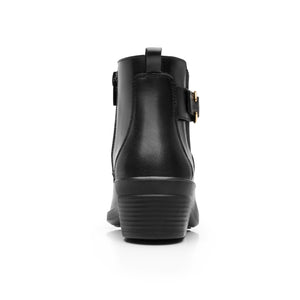 130008 NEGRO FLEXI CALZADO DAMA BOTÍN CASUAL