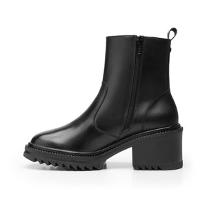 130102 NEGRO FLEXI CALZADO DAMA BOTÍN CASUAL