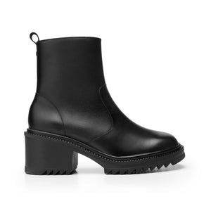 130102 NEGRO FLEXI CALZADO DAMA BOTÍN CASUAL
