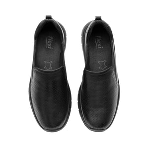 130210 NEGRO FLEXI CALZADO DAMA CHOCLO CASUAL