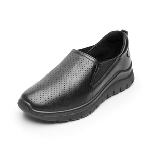 130210 NEGRO FLEXI CALZADO DAMA CHOCLO CASUAL