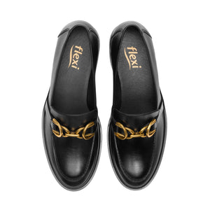 130301 NEGRO FLEXI CALZADO DAMA CHOCLO CASUAL
