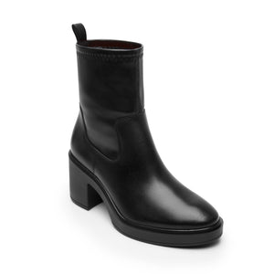 130302 NEGRO FLEXI CALZADO DAMA BOTÍN CASUAL