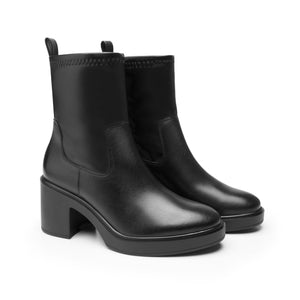 130302 NEGRO FLEXI CALZADO DAMA BOTÍN CASUAL