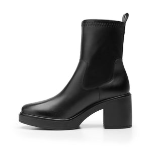130302 NEGRO FLEXI CALZADO DAMA BOTÍN CASUAL