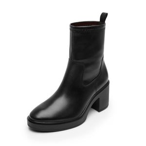 130302 NEGRO FLEXI CALZADO DAMA BOTÍN CASUAL