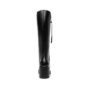 130309 NEGRO FLEXI CALZADO DAMA BOTA ALTA CAS