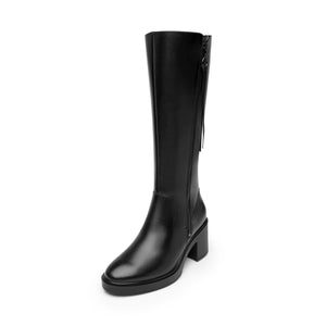 130309 NEGRO FLEXI CALZADO DAMA BOTA ALTA CAS
