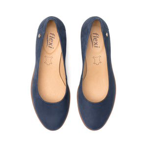 130401 AZUL FLEXI CALZADO DAMA CHOCLO CASUAL