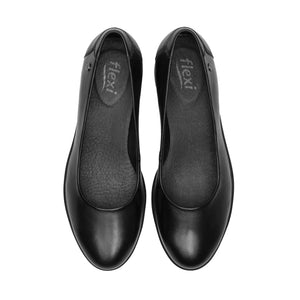130401 NEGRO FLEXI CALZADO DAMA CHOCLO CASUAL