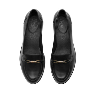 130402 NEGRO FLEXI CALZADO DAMA CHOCLO CASUAL