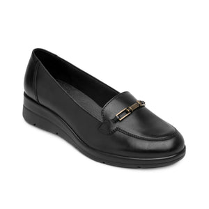 130402 NEGRO FLEXI CALZADO DAMA CHOCLO CASUAL