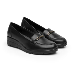 130402 NEGRO FLEXI CALZADO DAMA CHOCLO CASUAL
