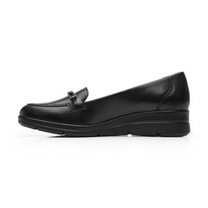 130402 NEGRO FLEXI CALZADO DAMA CHOCLO CASUAL