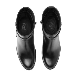 130603 NEGRO FLEXI CALZADO DAMA BOTÍN SEMIVES