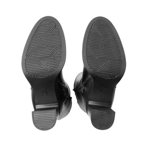 130604 NEGRO FLEXI CALZADO DAMA BOTA SEMIVEST