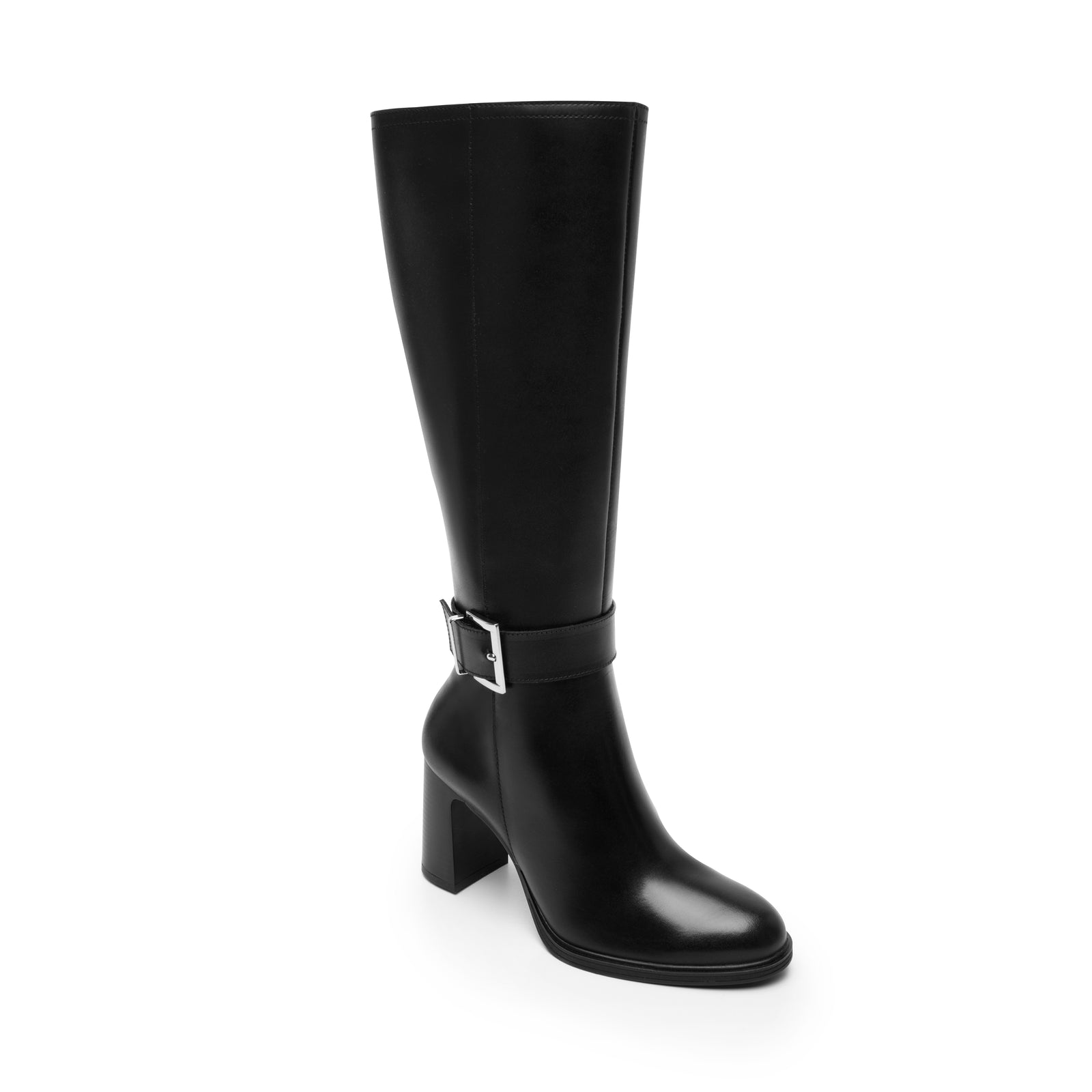 130604 NEGRO FLEXI CALZADO DAMA BOTA SEMIVEST