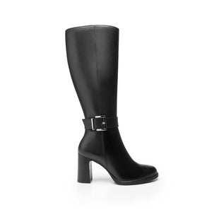 130604 NEGRO FLEXI CALZADO DAMA BOTA SEMIVEST