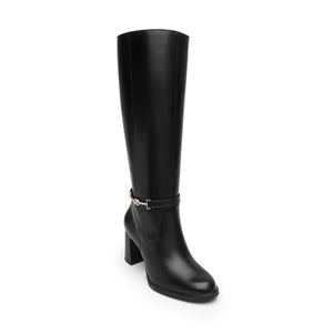 130607 NEGRO FLEXI CALZADO DAMA BOTA SEMIVEST