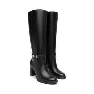130607 NEGRO FLEXI CALZADO DAMA BOTA SEMIVEST