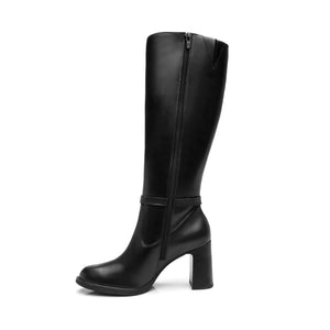 130607 NEGRO FLEXI CALZADO DAMA BOTA SEMIVEST