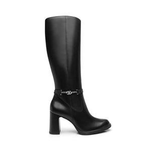 130607 NEGRO FLEXI CALZADO DAMA BOTA SEMIVEST