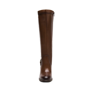 130614 DARK TAN FLEXI CALZADO DAMA BOTA ALTA