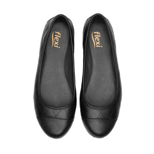 130801 NEGRO FLEXI CALZADO DAMA BALERINA CASU