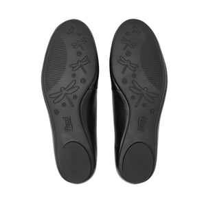 130802 NEGRO PIEL FLEXI CALZADO DAMA BALERINA