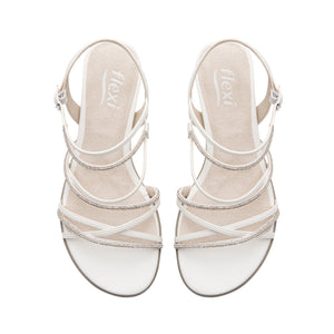 131301 BLANCO FLEXI CALZADO DAMA SANDALIA SAN